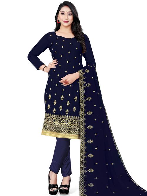 embroidered unstitched suit set - 20886108 - Very Small Image - 1