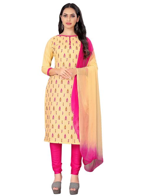 embroidered unstitched suit set - 20886189 - Very Small Image - 1
