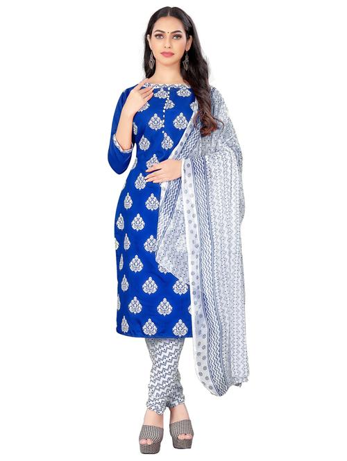 embroidered unstitched suit set - 20886198 - Very Small Image - 1
