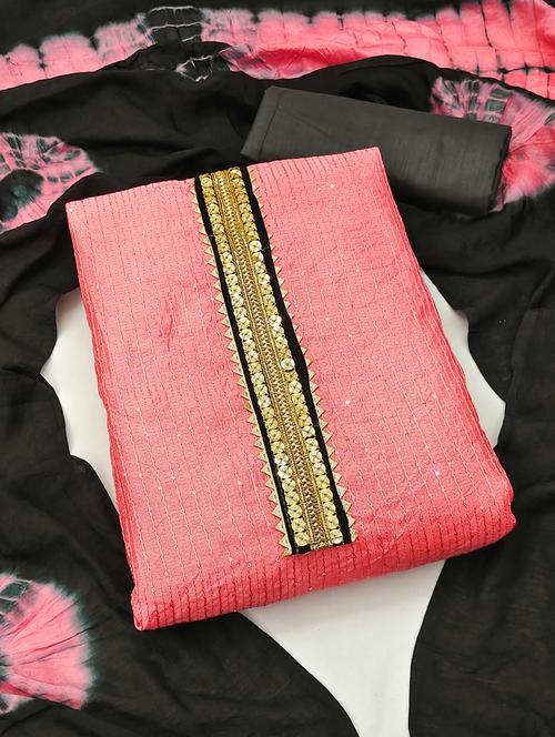 embroidered unstitched suit - 20886432 - Very Small Image - 1