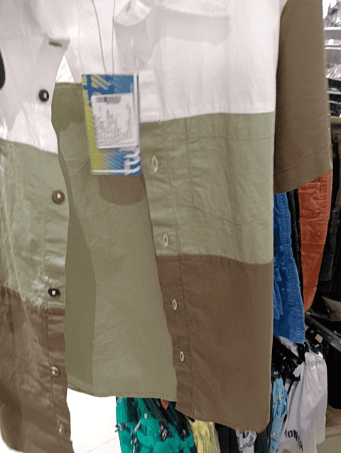 green poplin shirt - 20890461 - Very Small Image - 1