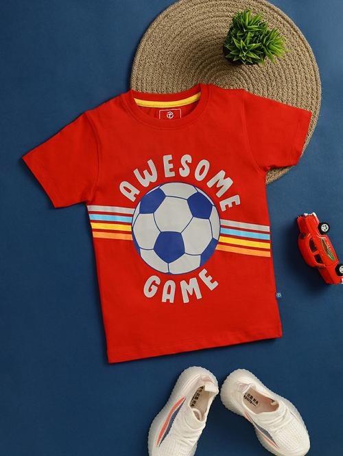 red cotton single jersey tshirt - 20890492 - Very Small Image - 1