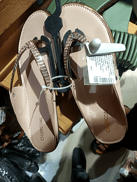 copper pu (polyurethane) flip flops - 20890959 - Very Small Image - 1