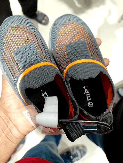 orange knitted casual shoes - 20891240 - Very Small Image - 1