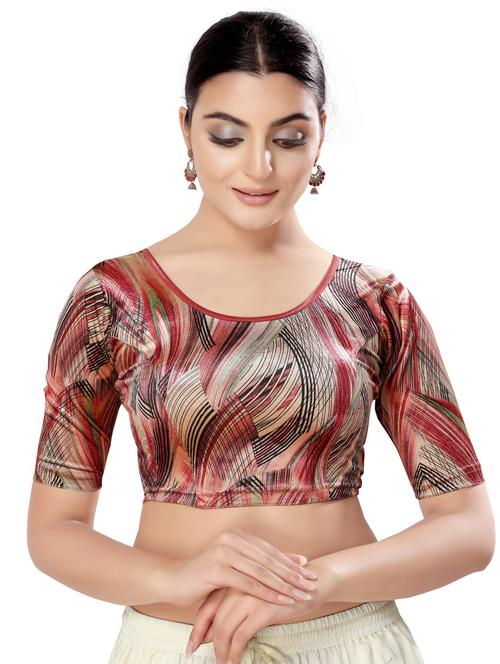 abstract printed blouse - 20892744 - Very Small Image - 1