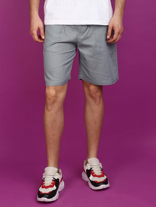 men grey mid rise short - 20893841 - Very Small Image - 1