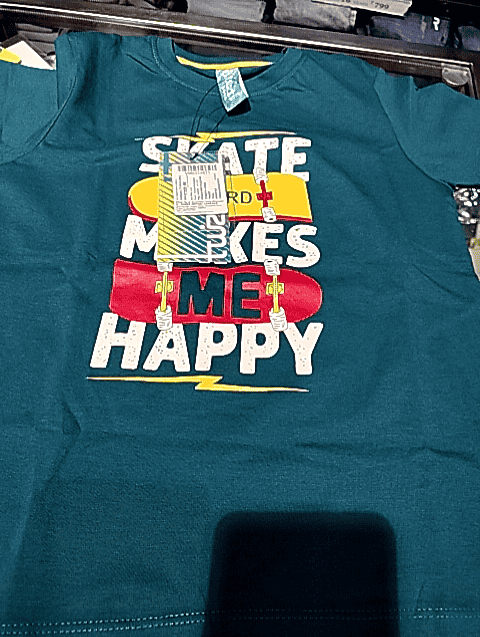teal cotton single jersey tshirt - 20893939 - Very Small Image - 1