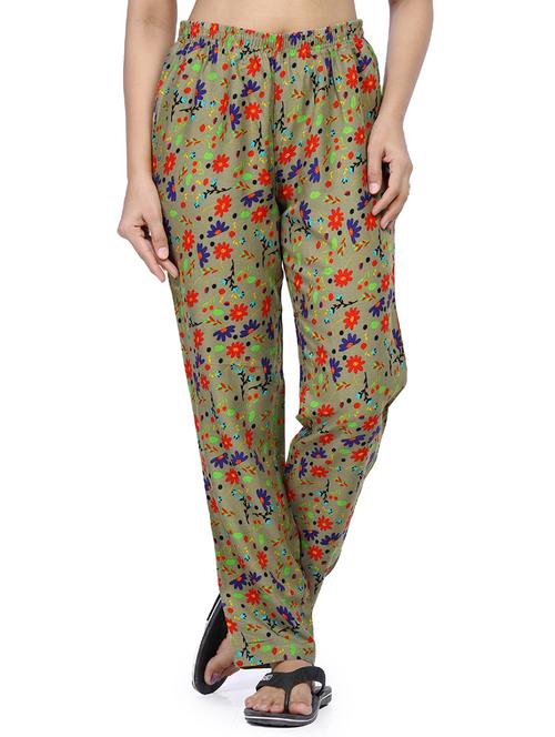 women printed mid rise pajama - 20894942 - Very Small Image - 1