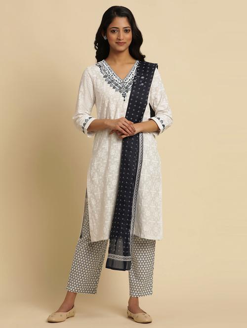 navy blue printed dupatta - 20895443 - Very Small Image - 1