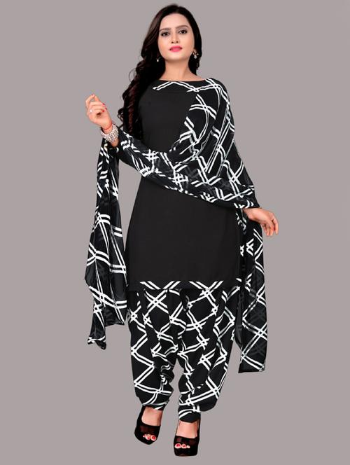 check printed unstitched suit set - 20895821 - Very Small Image - 1