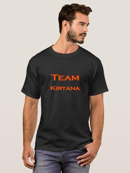 men round neck front printed t-shirt - 20899144 - Very Small Image - 1