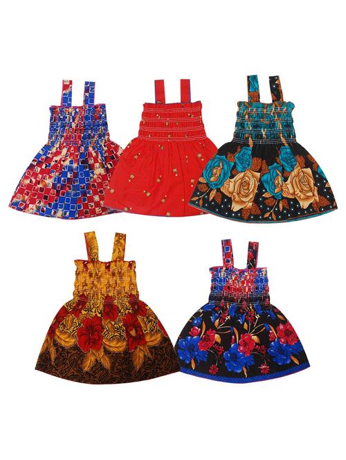 pack of 5 printed frock - 20908969 - Very Small Image - 1