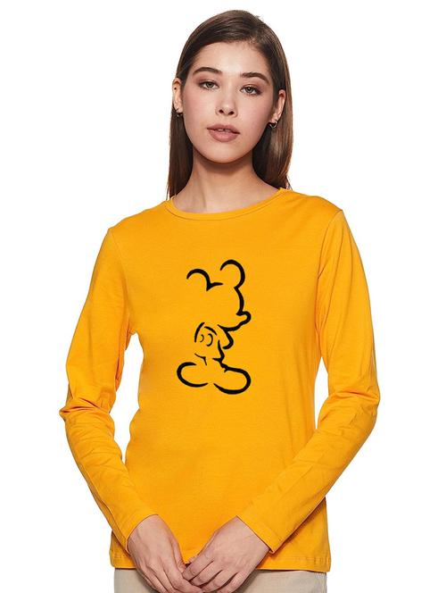 women graphic printed long sleeve t-shirt - 20909543 - Very Small Image - 1