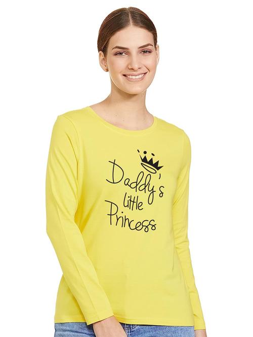 women typographic printed long sleeve t-shirt - 20909546 - Very Small Image - 1