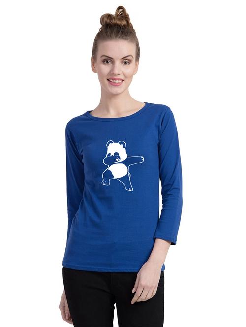 women graphic printed round neck t-shirt - 20909581 - Very Small Image - 1