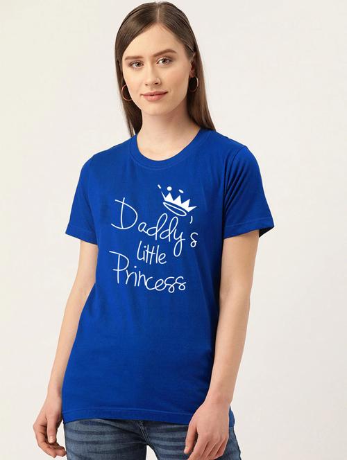 women typographic printed round neck t-shirt - 20909706 - Very Small Image - 1