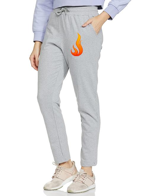 mid rise placement printed track pant - 20910110 - Very Small Image - 1