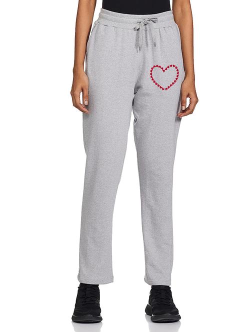 mid rise placement printed track pant - 20910114 - Very Small Image - 1