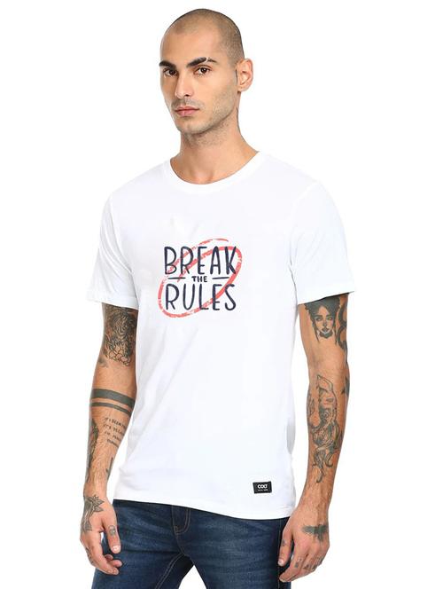 mens typography printed t-shirt - 20910520 - Very Small Image - 1