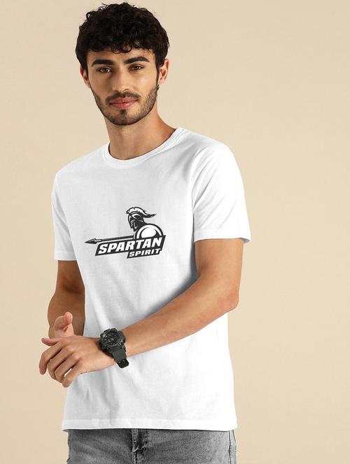 men printed round neck t-shirt - 20910524 - Very Small Image - 1