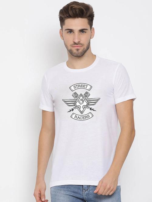 men printed round neck t-shirt - 20910526 - Very Small Image - 1