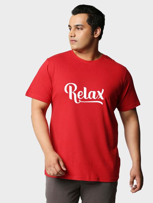 men typographic printed round neck t-shirt - 20910560 - Very Small Image - 1