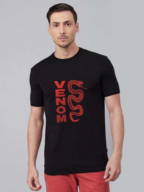 men printed round neck t-shirt - 20910580 - Very Small Image - 1