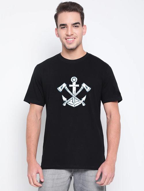 men graphic printed round neck t-shirt - 20910587 - Very Small Image - 1