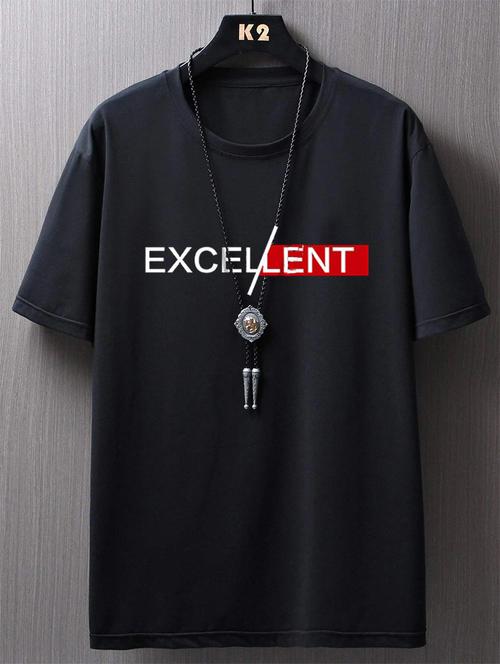 men round neck typographic regular t-shirt - 20911074 - Very Small Image - 1