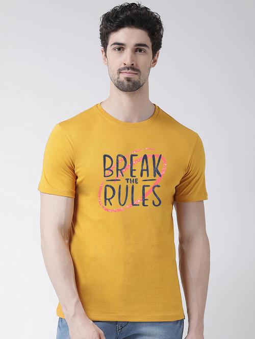 men round neck typographic regular t-shirt - 20911143 - Very Small Image - 1