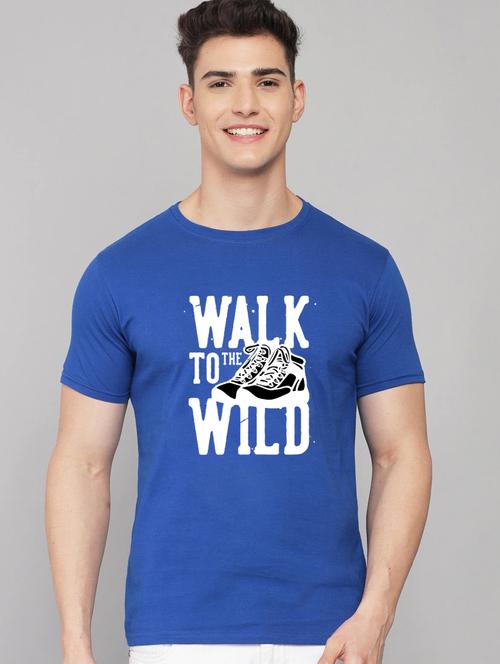 men round neck typographic regular t-shirt - 20911425 - Very Small Image - 1
