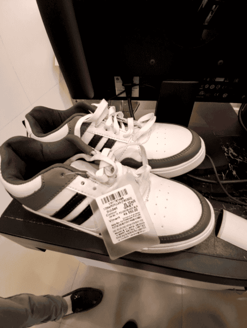 grey pu (polyurethane) shoes - 20912540 - Very Small Image - 1