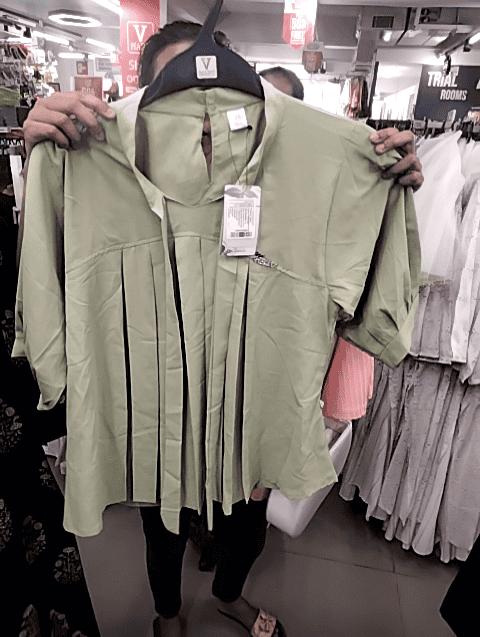 mustard georgette top - 20913663 - Very Small Image - 1