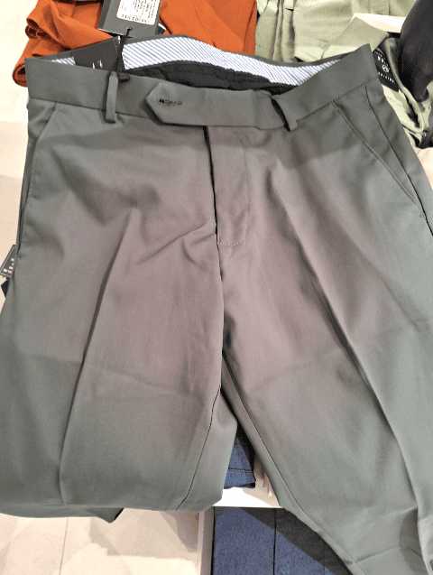 dark grey poly viscose formal trousers - 20915233 - Very Small Image - 1