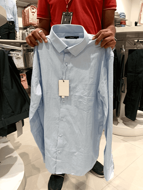 light blue filafil formal shirt - 20916352 - Very Small Image - 1