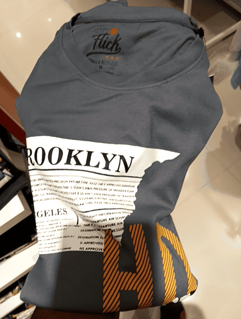 dark grey fancy fabric tshirt - 20917258 - Very Small Image - 1