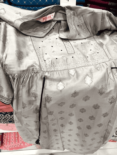grey pst kurta - 20918282 - Very Small Image - 1