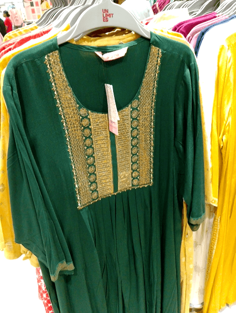 green viscose kurta - 20918576 - Very Small Image - 1