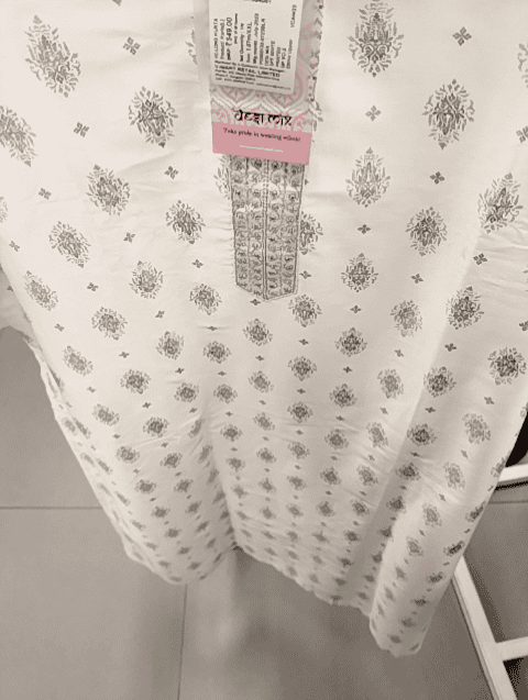 off white viscose pst kurta - 20918655 - Very Small Image - 1