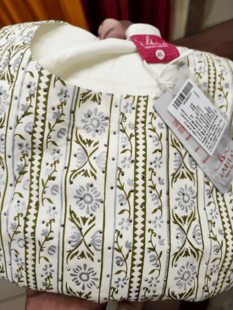 off white rayon kurta - 20918662 - Very Small Image - 1