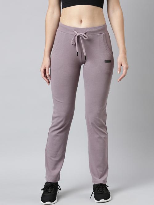lavender cotton blend track pant - 20929055 - Very Small Image - 1