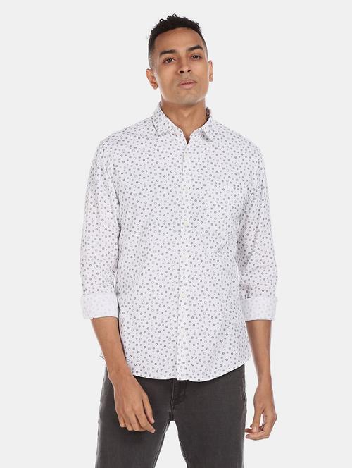 men printed cotton casual shirt - 20930154 - Very Small Image - 1