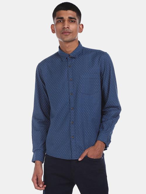 men printed cotton casual shirt - 20930165 - Very Small Image - 1