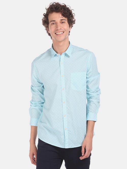 men printed cotton casual shirt - 20930173 - Very Small Image - 1