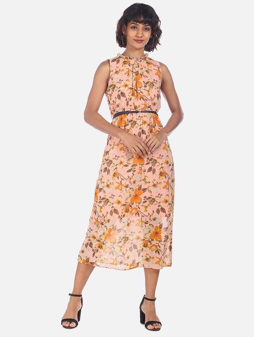 women floral print straight dress - 20930415 - Very Small Image - 1
