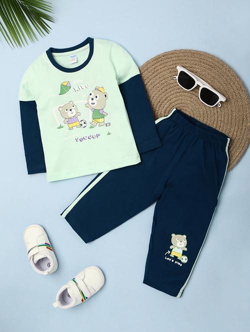 kids graphic full length twin sets - 20930473 - Very Small Image - 1