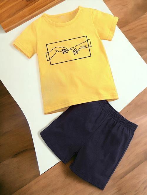 boys graphic printed shorts set - 20931947 - Very Small Image - 1