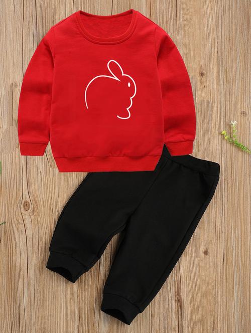 kids front print full lenght twin set - 20932089 - Very Small Image - 1