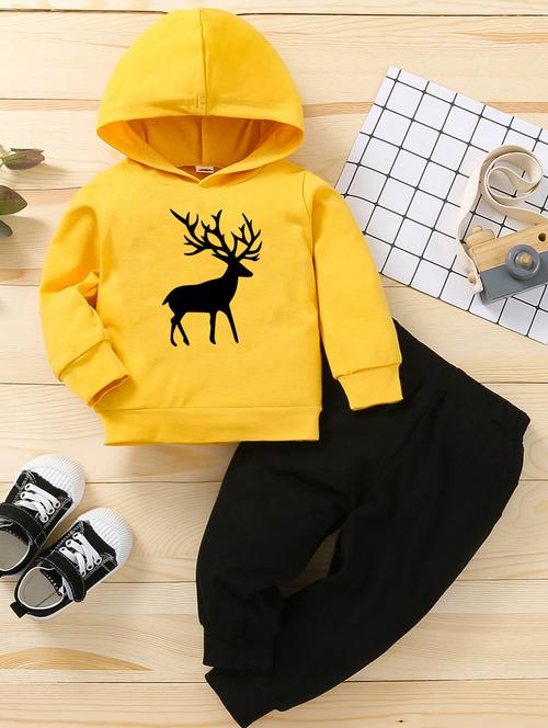 kids front print full lenght twin set - 20932129 - Very Small Image - 1