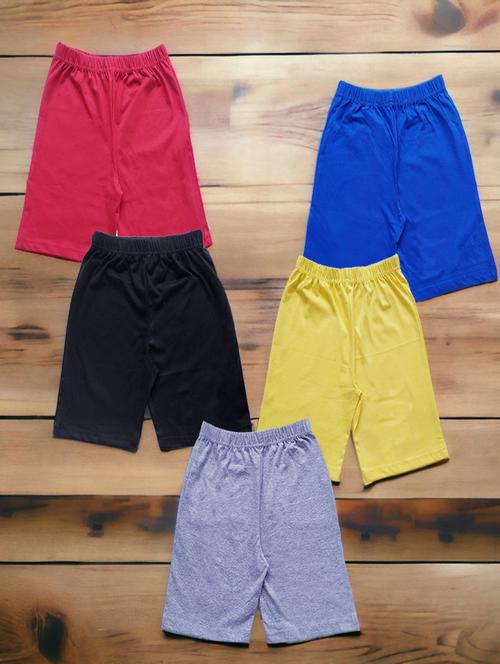 pack of 5 solid shorts - 20932290 - Very Small Image - 1